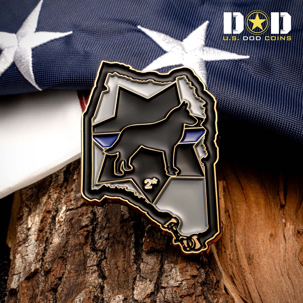 Every mission starts with trust and ends with loyalty. The San Joaquin K-9 Pack doesn’t flinch when the call comes in.

#USDODCoins #ChallengeCoin #MilitaryCoins #LawEnforcement #K9Unit #SheriffsDepartment #CustomChallengeCoin #TacticalDesign #ThinBlueLine #PoliceK9