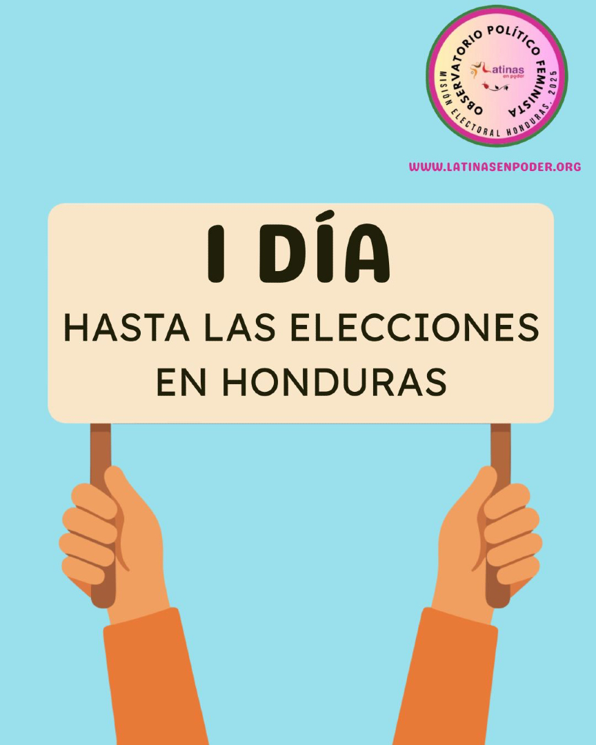 latinasenpoder's tweet photo. ¡¡¡Faltan solo 1 día para las elecciones en Honduras!!! DONAR EN https://t.co/xPECah3wiq https://t.co/Q6ydGbkbD2