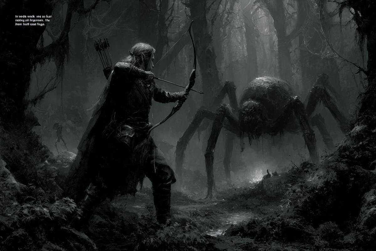 QT Your Black and White Elf Story Book Art

"Elve of Mirkwood"

TFTT <a href="/Itsseever/">Chris Williams</a> very cool QT 😊