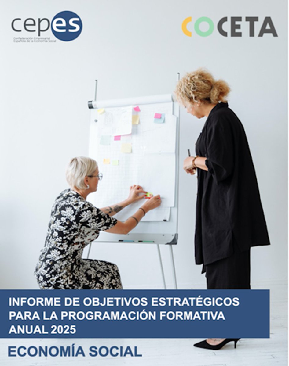 🔍 Explora el informe clave de #CEPES y #COCETA sobre objetivos formativos 2025 en #EconomíaSocial

💡 Prioridades: innovación 🤖, digitalización 📲, accesibilidad ♿, igualdad ⚖️ e inclusión 🤝

#AulaCEPES #FormaciónES

🧵👇