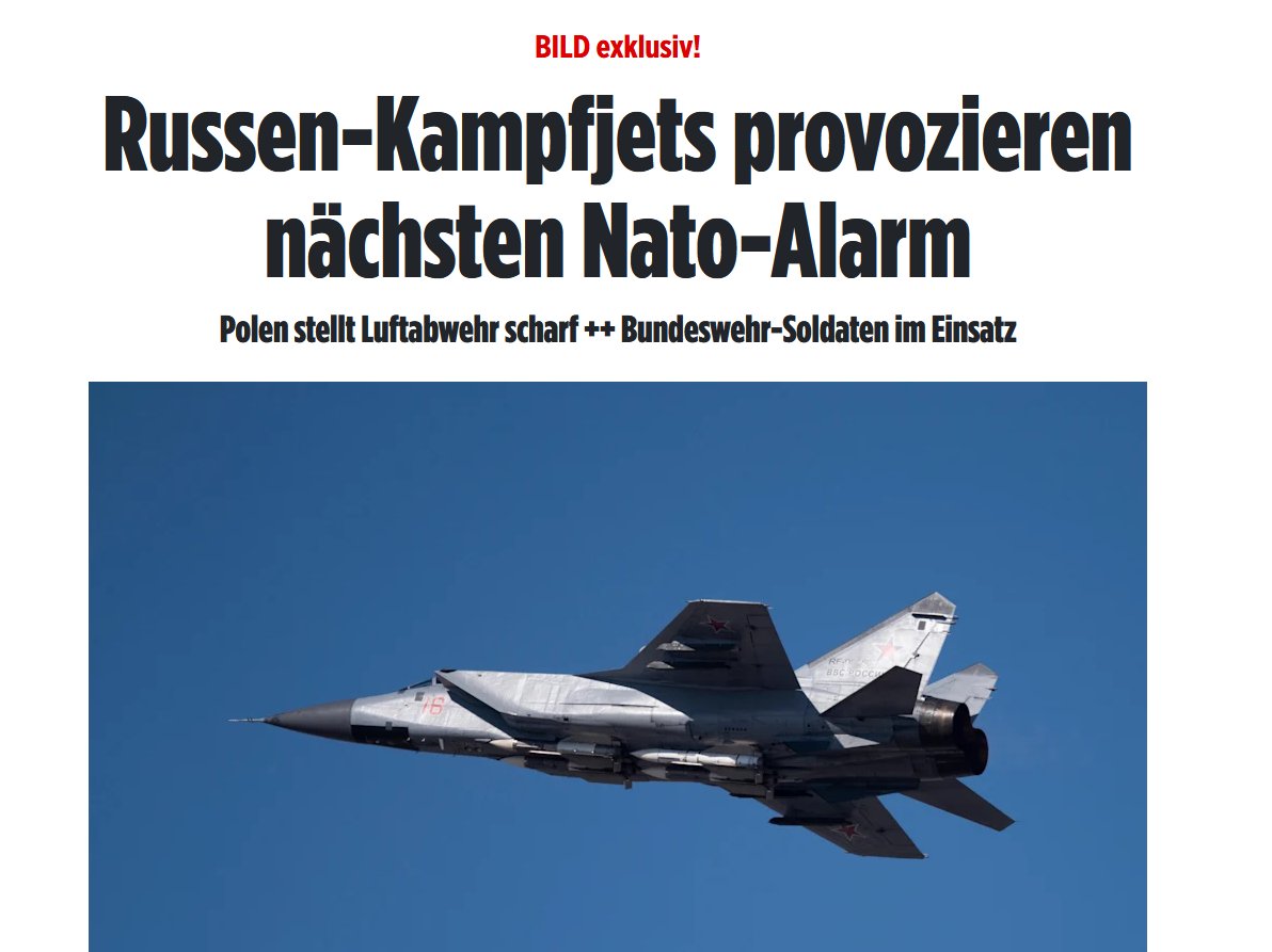 Ich verstehe diese Meldung nicht... 

Da fliegen also russische Kampfjets durch den eigenen russischen Luftraum, aber es wird eine Provokation vermeldet, die bei mir so ankommt, als wäre der Luftraum der NATO verletzt worden. 

kurzer Auszug aus der Meldung:
 
"Zwar liegen