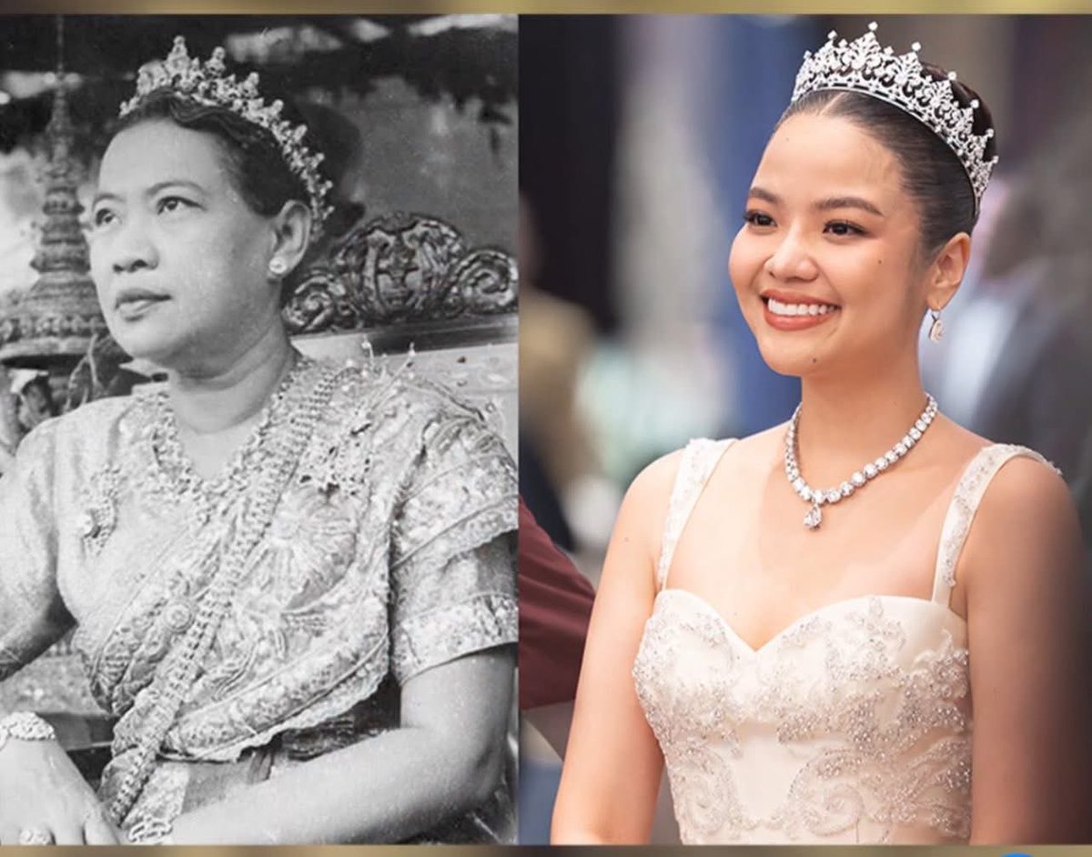 Queen Kosamak Vs Princess Pongsoriya ❤️🇰🇭🙏🏻
Great-grandmother Vs Geat-granddaughter of Cambodian King Family.
#KhmerKing #Cambodia