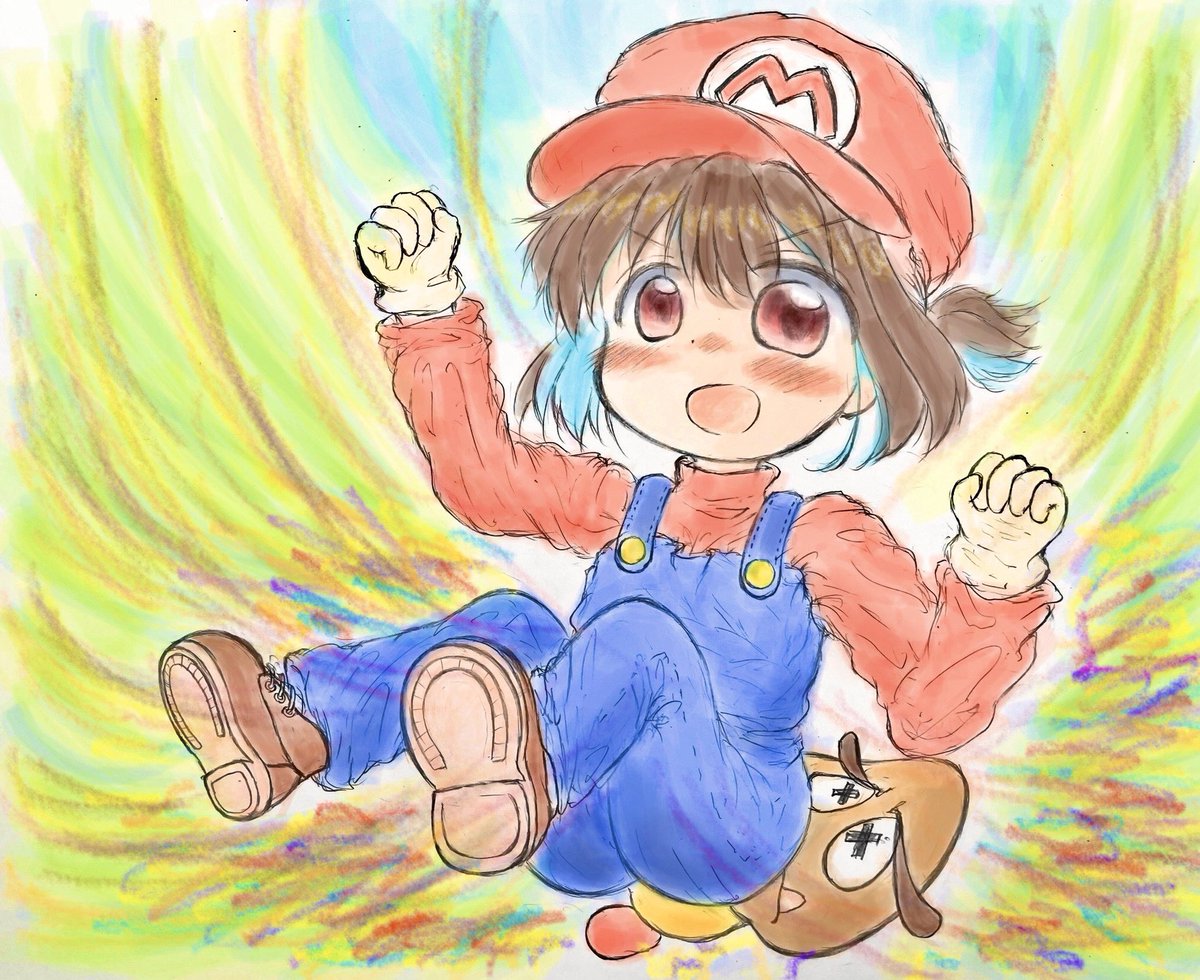 おはようございます⛑️
今日11月30日は「いいおしりの日」というわけで
今日のもみじちゃんはヒップドロップをするマリオの格好です