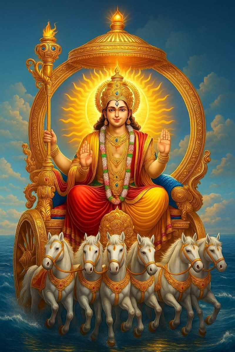 Aayushimishra_'s tweet image. सूर्यदेव का तेज़ वह दिव्य शक्ति है जो मन की थकान, डर और निराशा को पलभर में मिटा देती है।