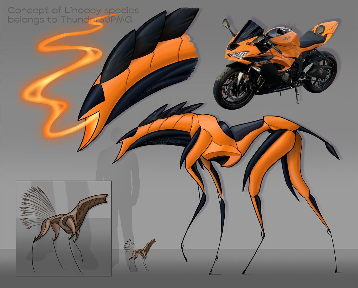 wheatleysbsment's tweet photo. Concept of Lihodey species belongs to Thunder50PMG https://t.co/LVZ8qz5rt5