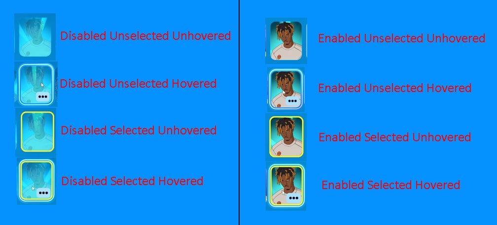 Sprintermax's tweet image. Now we can make fully customizable buttons in any way we want :D