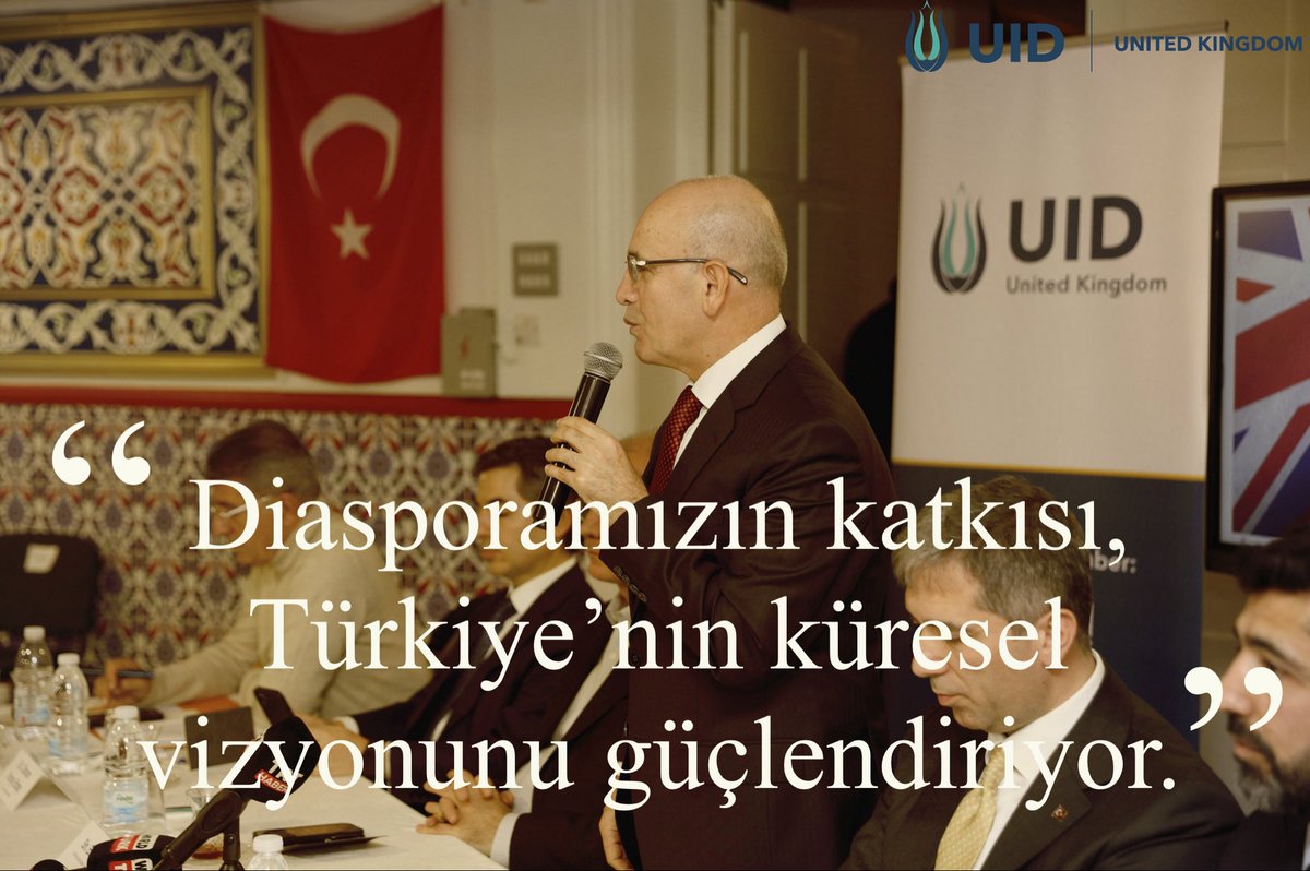 UK_UID's tweet photo. UID UK Halk Buluşması’nda Hazine ve Maliye Bakanı Sn. Mehmet Şimşek, küresel gelişmeleri ve Türkiye ekonomisini değerlendirdi. 

Türkiye’nin güçlü ticaret ağı, genç nüfusu, savunma sanayi başarıları, teknoloji yatırımları ve 2026 reform yılı vurgulandı. 
🇹🇷🇬🇧 #UIDUK #MehmetŞimşek https://t.co/VARQZznH5o