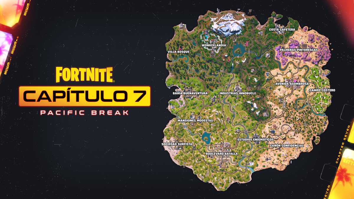 Fortnite_ES's tweet photo. Sabemos que ya lo vieron, pero westcoastbestcoast #FortniteSeven https://t.co/YKZ4FOoTYU