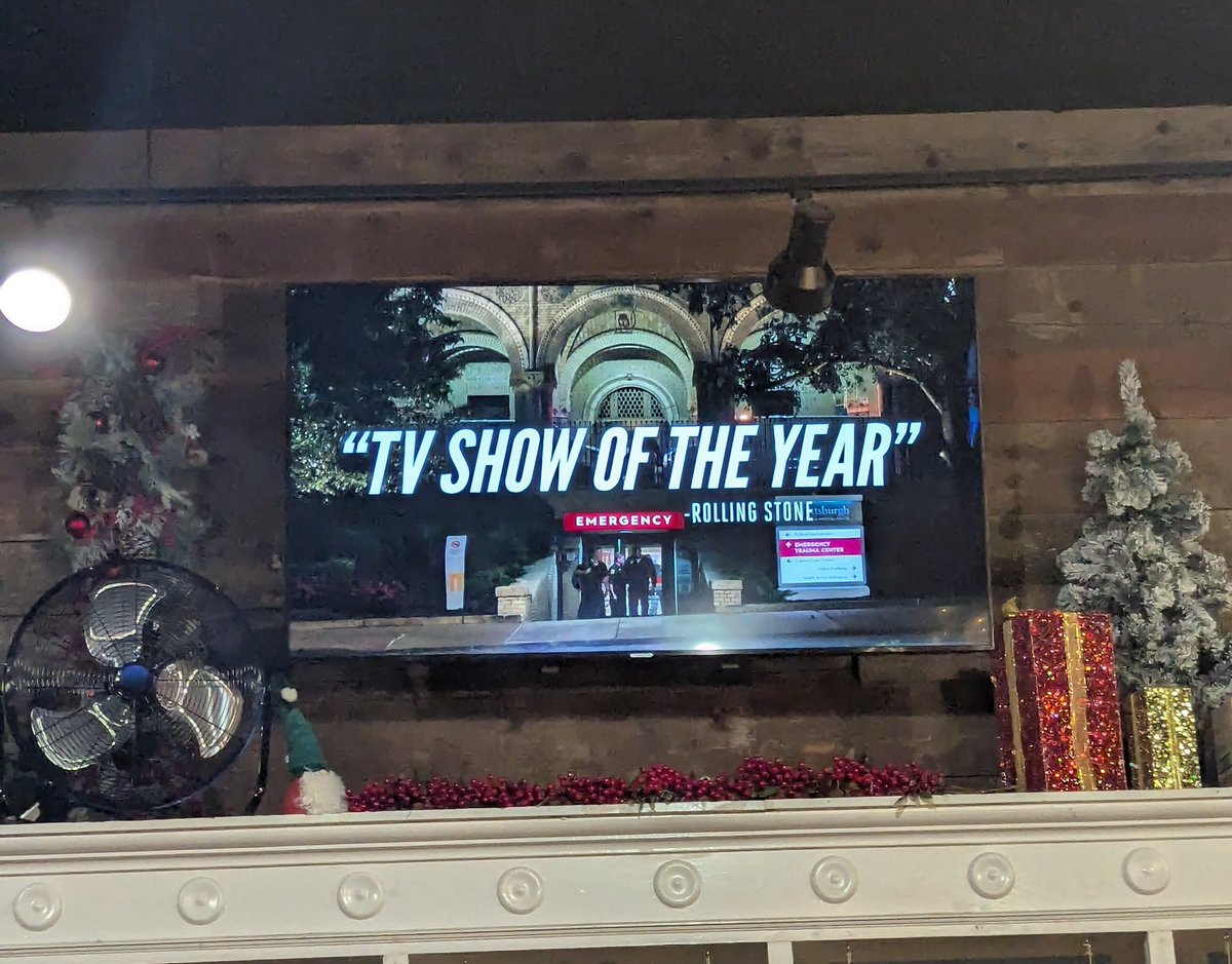 the Pitt trailer being shown everywhere i go out this week