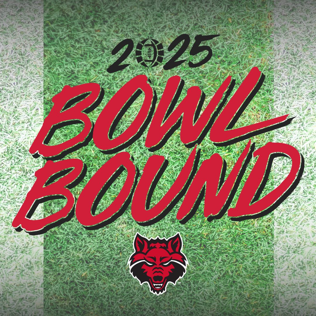 BowlSeason's tweet image. WOLVES UP! 6️⃣ wins and @AStateFB is officially #BowlBound!