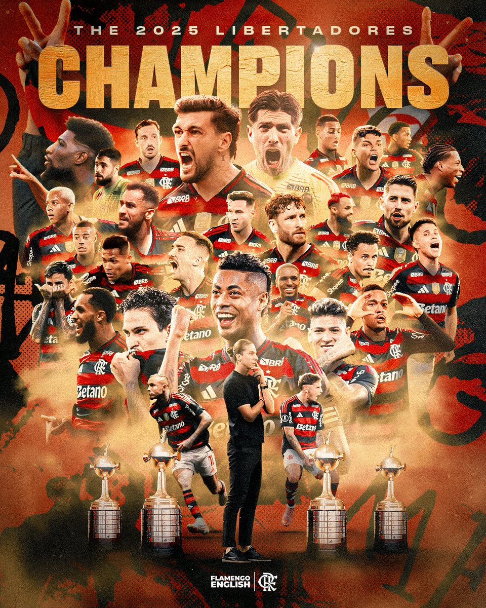 Flamengo_en's tweet image. KINGS OF AMERICA.