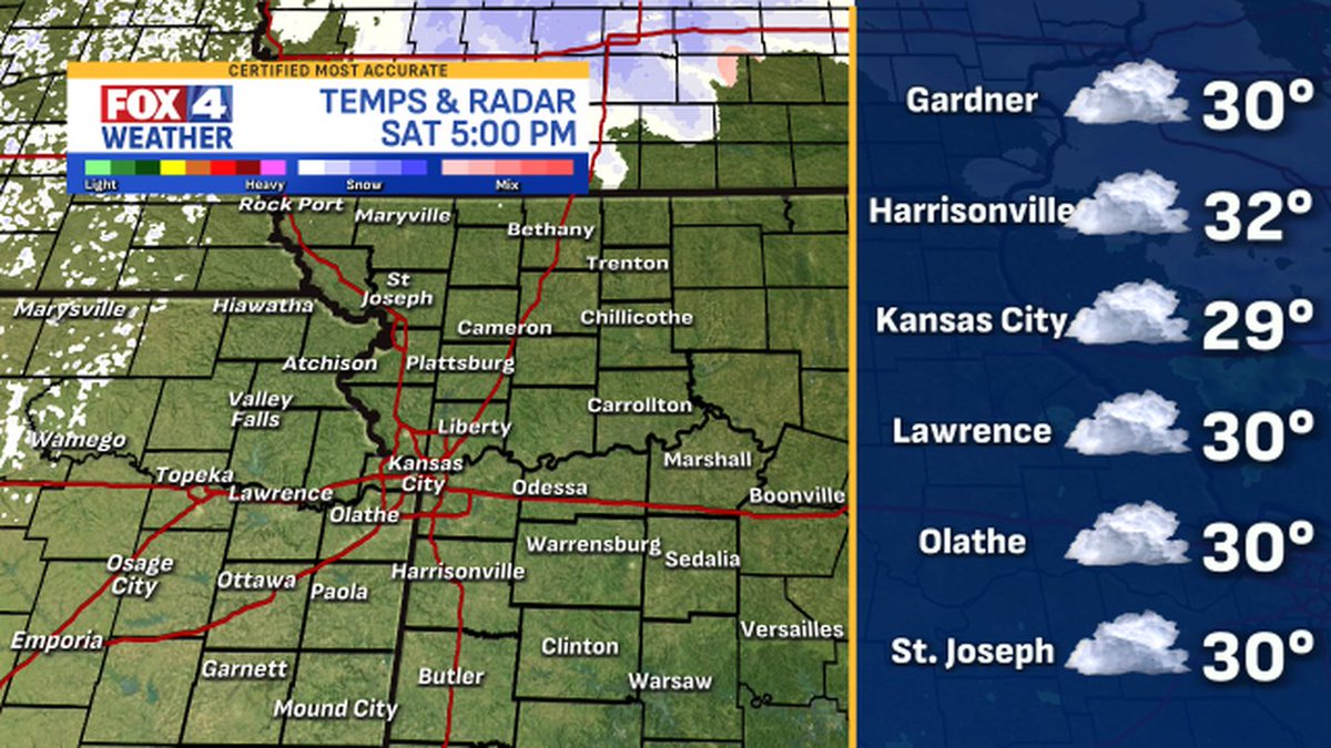 fox4wx's tweet image. Here are the latest weather conditions around #KC #mowx #kswx #kcwx #fox4kc