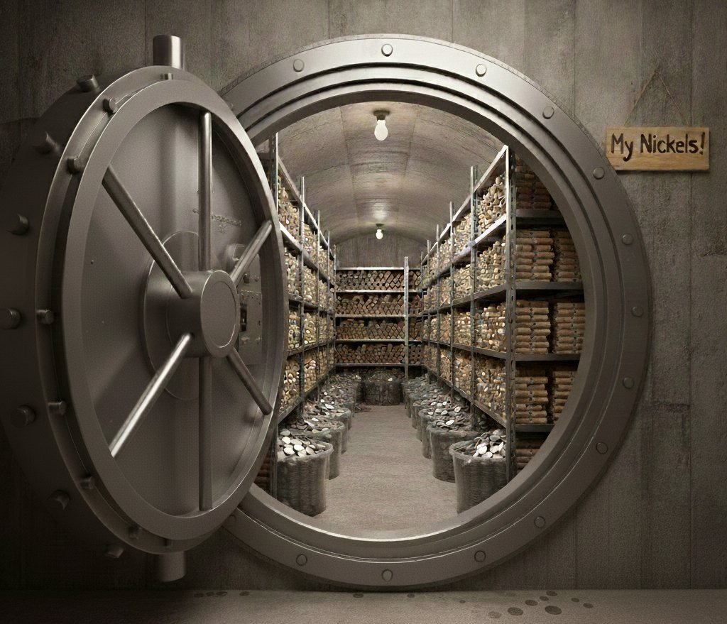 MacBookProAR's tweet image. I sold all my Bitcoin.
I’m putting everything into physical nickels.
Each nickel is legally 5¢ but the metal is worth 6.2¢.
I’m buying money at a 20% discount.

If copper drops, I still have 5¢.
If copper moons, I win.
This is the @barkmeta  Nickel Theory
Downside: zero.