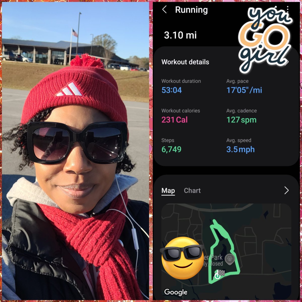 I'm finally getting my groove back. #saturdaymorning #walk #run