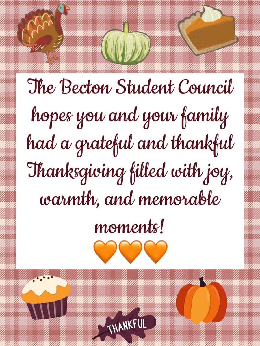 Becton Student Council tweet media