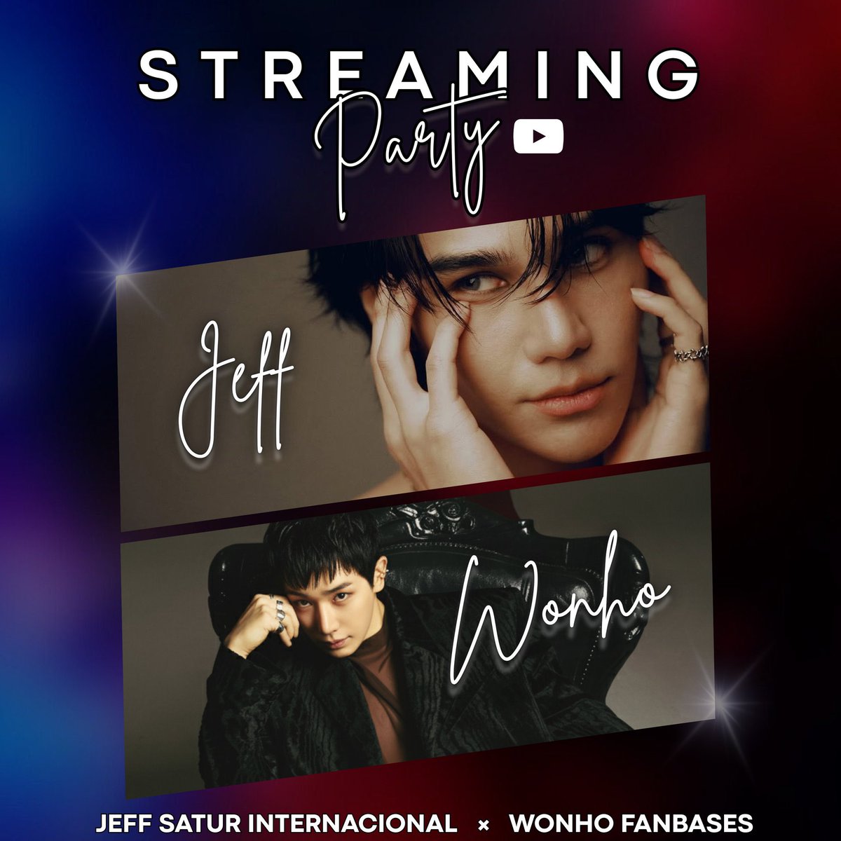 🎧 Streaming Party 

Wenee e Saturdayss começou!

IF YOU WANNA MV 
🖇️ youtu.be/qk6AbjgR-FA?si…

GOLDEN NIGHT MV
🖇️ youtu.be/mBECArSvaRs?si…

Jeff Satur International x Wonho Fanbases

#JeffSatur #studioonsaturn #saturdayss #WONHO #원호 #Wenee
<a href="/official__wonho/">WONHO Official</a>