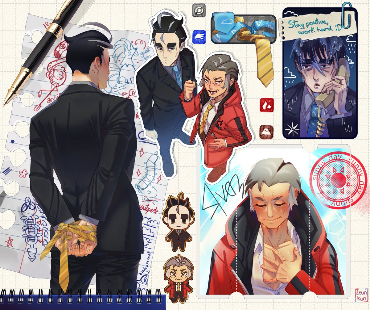 Larry and Kabu suits 👔