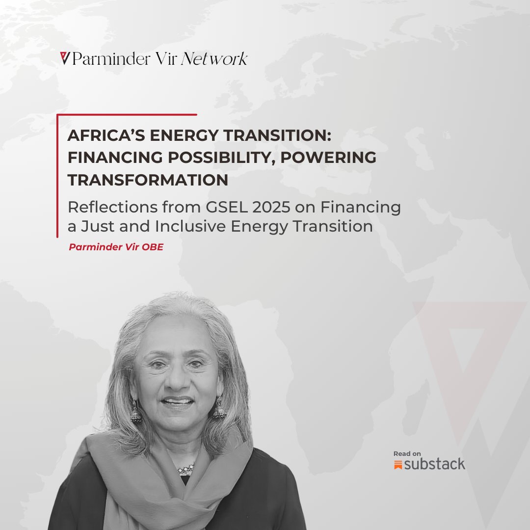 GSEL 2025, I chaired a powerful conversation on what it will take to
finance a just and inclusive transition. What struck me is this: innovation is not Africa’s problem;

Read now: lnkd.in/dFQjpK-f

hashtag#AfricaDevelopment hashtag#ClimateAction hashtag#ClimateFinance