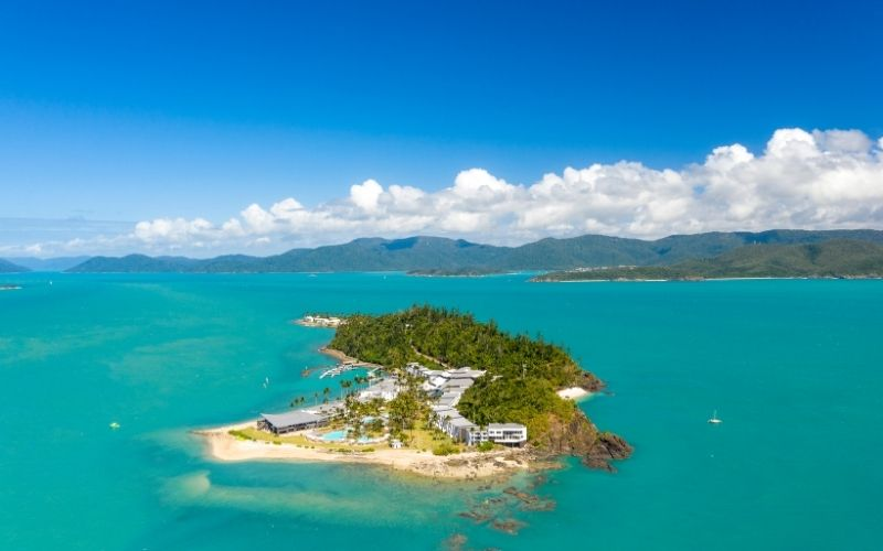 Australia.
Daydream Island is a small inhabited island located between Airlie Beach and Hamilton Island.
It’s quite secluded which is why it’s a great place to either stay or go on a day trip.