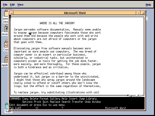 📜 ¿Sabías que #MicrosoftWord nació en UNIX? 

La primera versión, llamada Multi-Tool Word, salió en 1983 para Xenix (el UNIX de Microsoft).