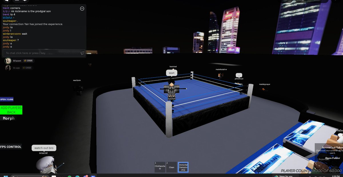 #ANDSTILL XRW Immortal Champion 
(ggs to Chris League 4/3)
[<a href="/XRWNation/">Xtreme Roblox Wrestling</a>]

(i lost it 4/3 to fallen right after)