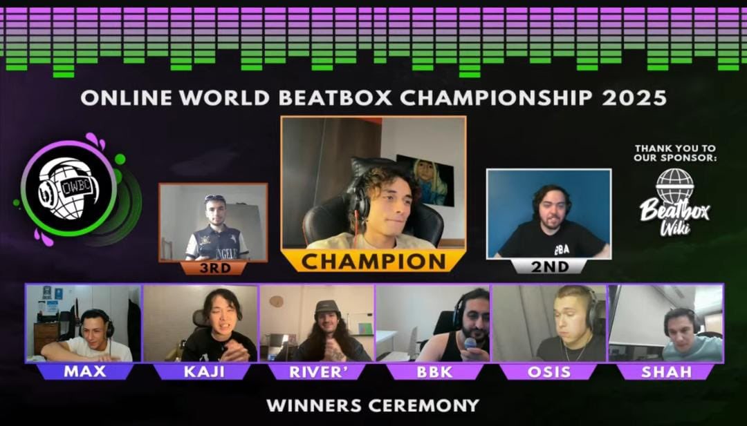 ExallosBBX's tweet image. I am your ONLINE WORLD BEATBOX CHAMPION 🥇😮‍💨