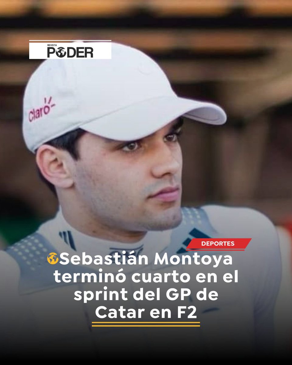 RevistaPODERcol's tweet image. 🏎️ | Sebastián Montoya demostró su talento en Catar: clasificó bien con Prema Racing y finalizó 4.º en la carrera sprint. Ahora va con todo a la carrera del domingo, buscando un podio antes de cerrar la temporada. #RevistaPoder #NoticiasPoder #Deportes #F2 #Montoya #F1 #QatarGP