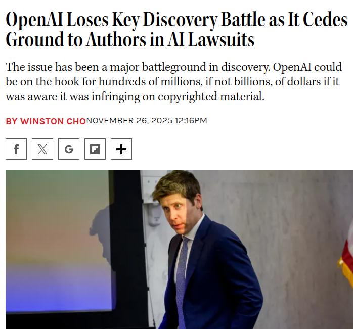 Hollywood Reporter headline