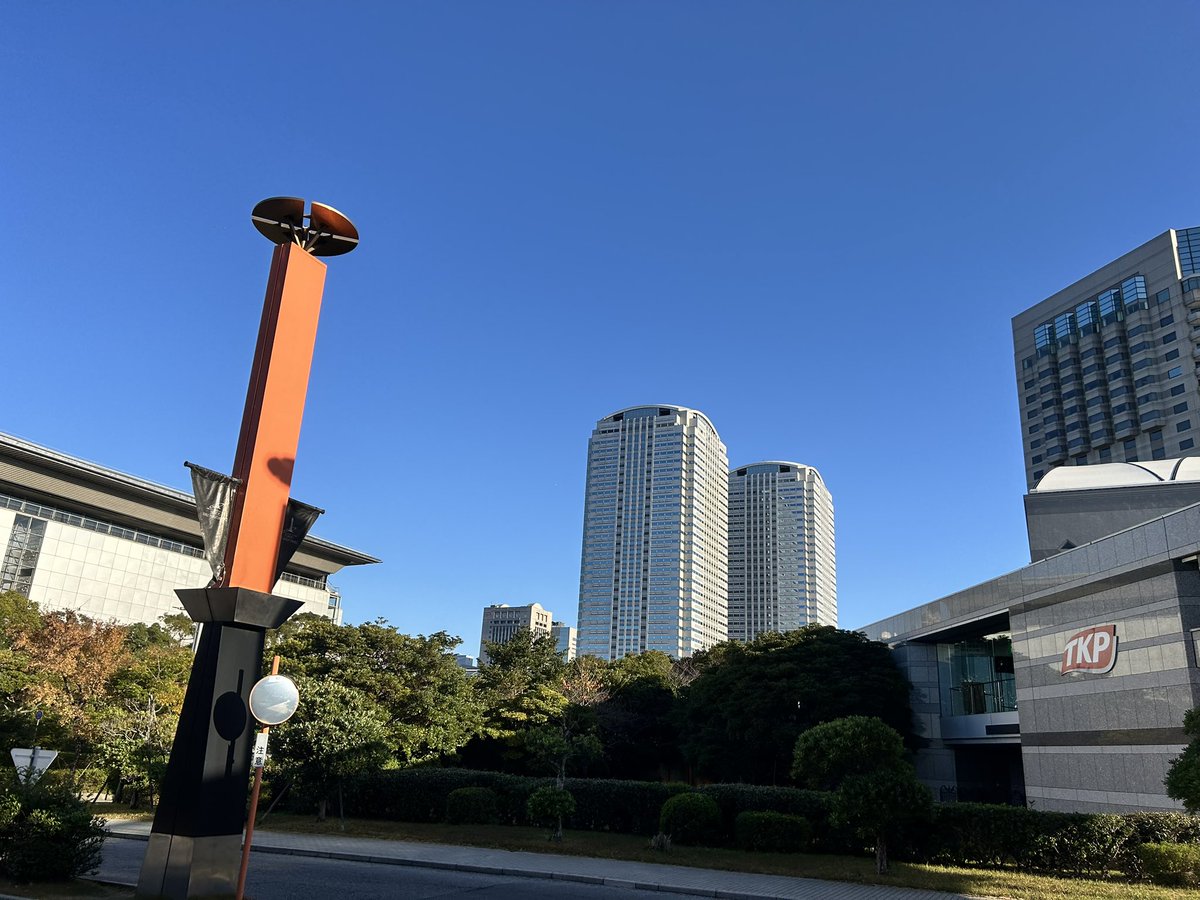 良い朝です。
おはようございます！
駐車場向かいますよ〜