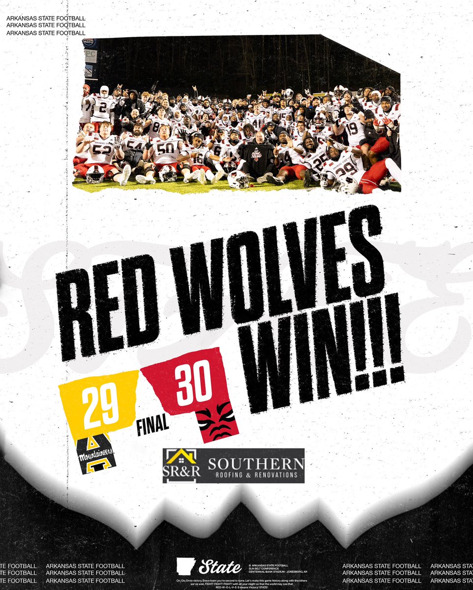 AStateFB's tweet image. You know what that means‼️‼️‼️

#WolvesUp🐺 I #PoundTheRock🪨🔨