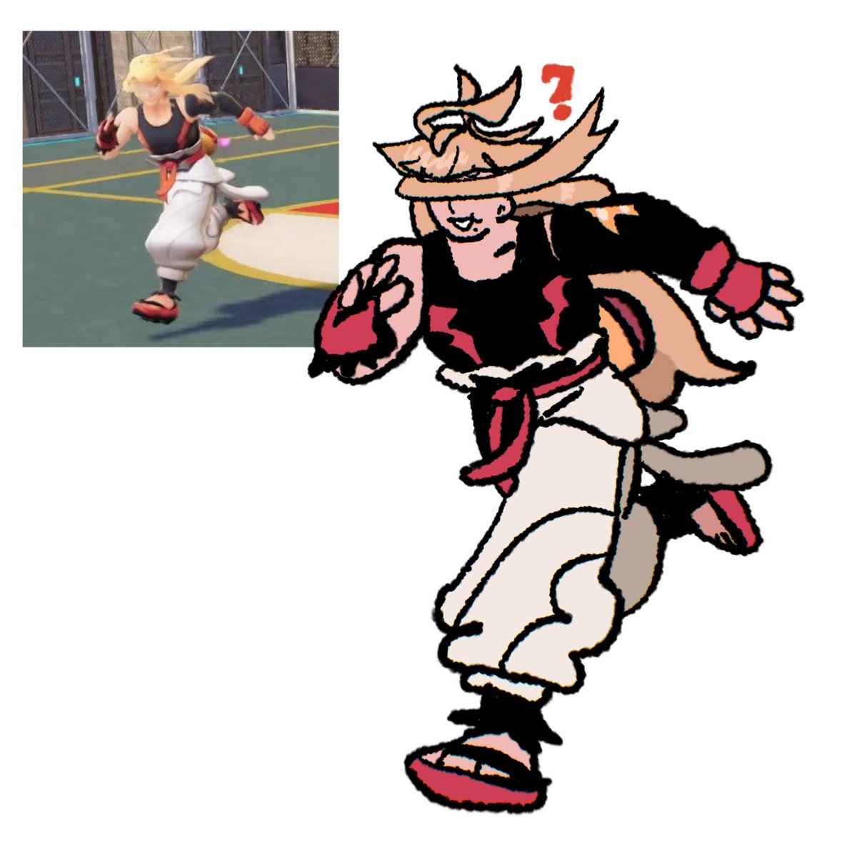 This dude cannot see.