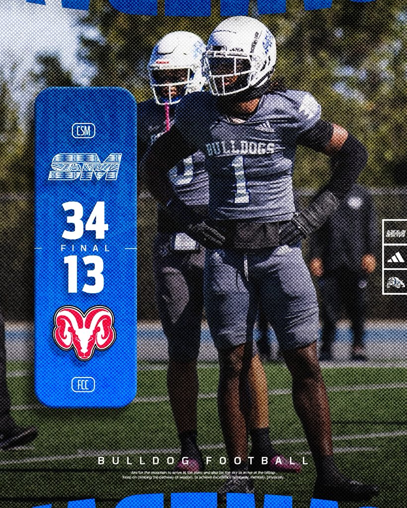 CSM_Football's tweet image. On to the next! #btb

CSM will face the winner of the DVC/MJC game on 12/6 in San Mateo.