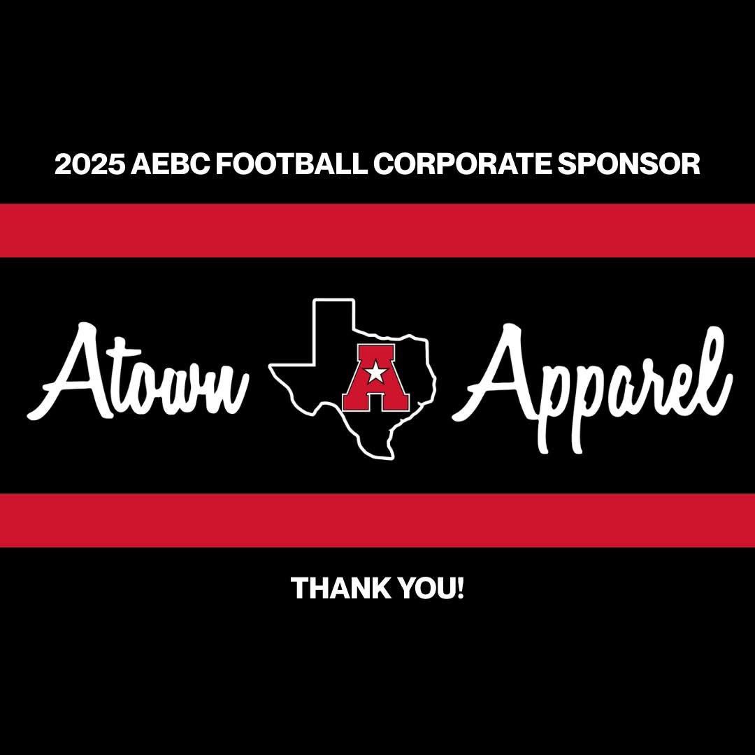 ArgyleSports's tweet photo. We’re proud to recognize Atown Apparel as a 2025 AEBC Football Corporate Sponsor! Thank you for always keeping our Eagle Nation looking its best and for your continued support of Argyle Athletics! ❤️🦅
#ArgyleEagles #AEBC #AtownApparel #ArgyleFootball #EaglesFamily https://t.co/6POuzCgZlK