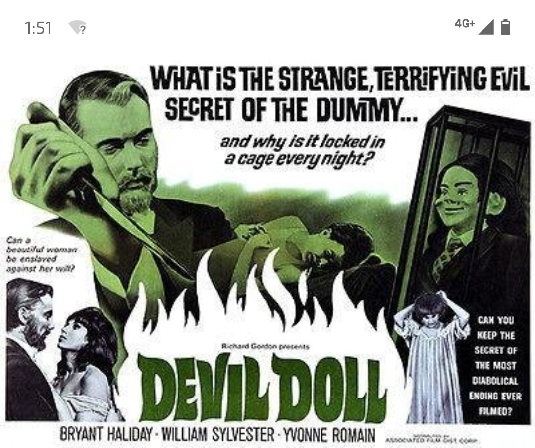 tonight on the BIG broadcast! #MeTvBoonanza
#DevilDoll 1964*
 #Svengoolie #goolies #friendgoolies
<a href="/Svengoolie/">Svengoolie</a> <a href="/MeTV/">MeTV</a> <a href="/MeTVtoons/">MeTV Toons</a> <a href="/FrndlyTV/">Frndly TV</a> and remember everyone! NO PERSONAL CHECKS!
