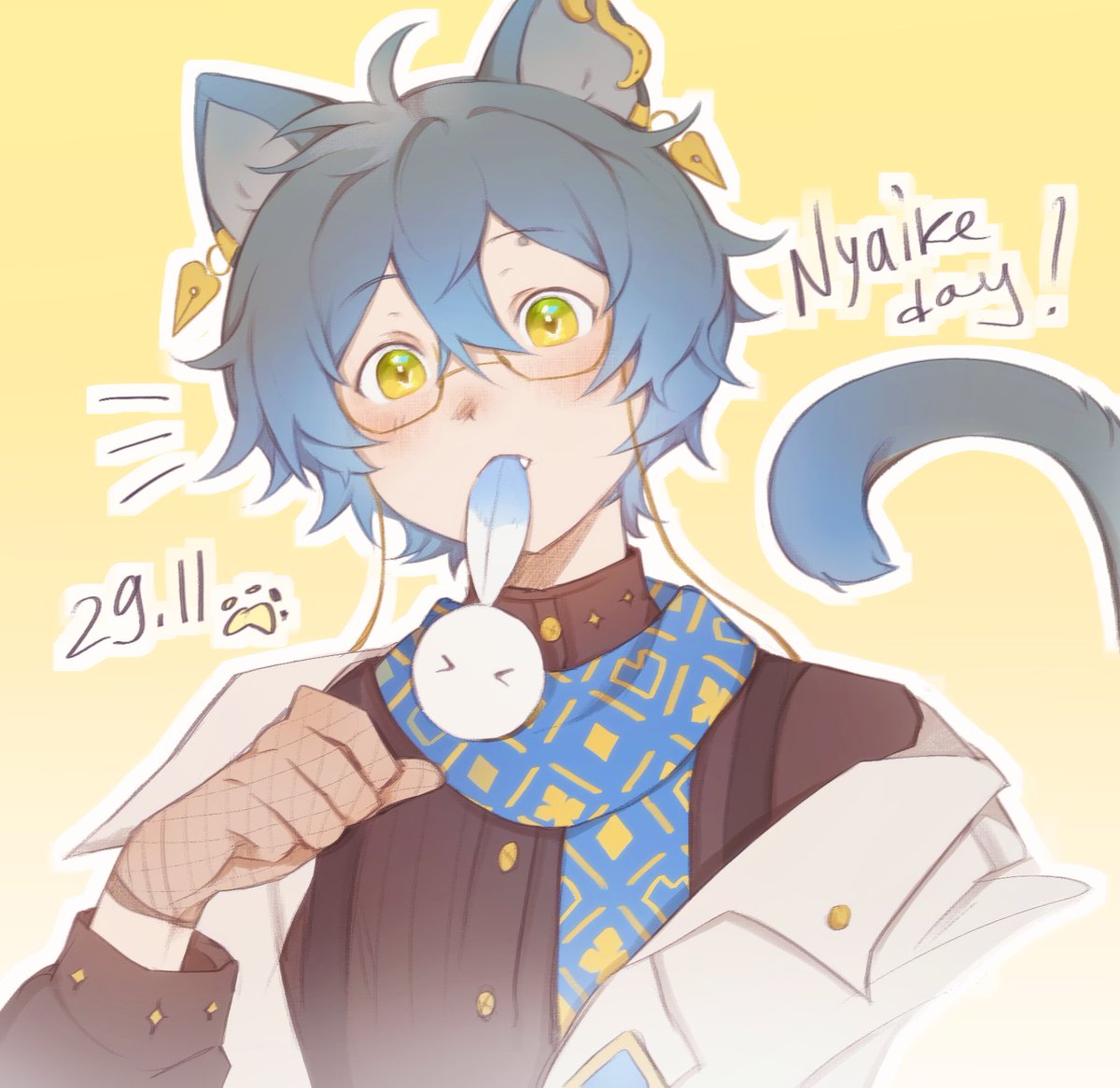 akarui_umo's tweet image. #Ikenography
Happy nyaike day for everyone who celebrates 🐾😺