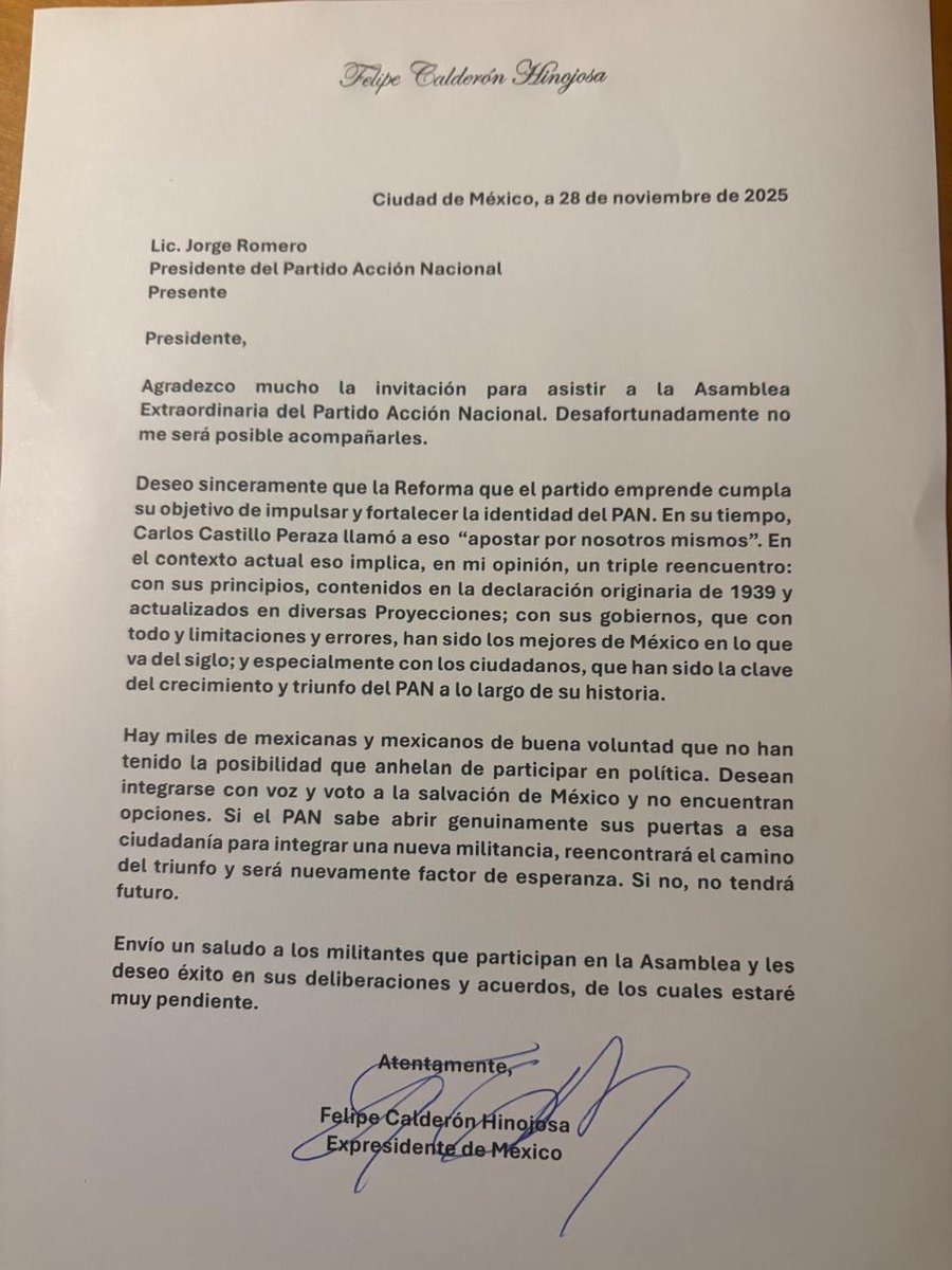 Felipe Calderón 🇲🇽🇺🇦 tweet media