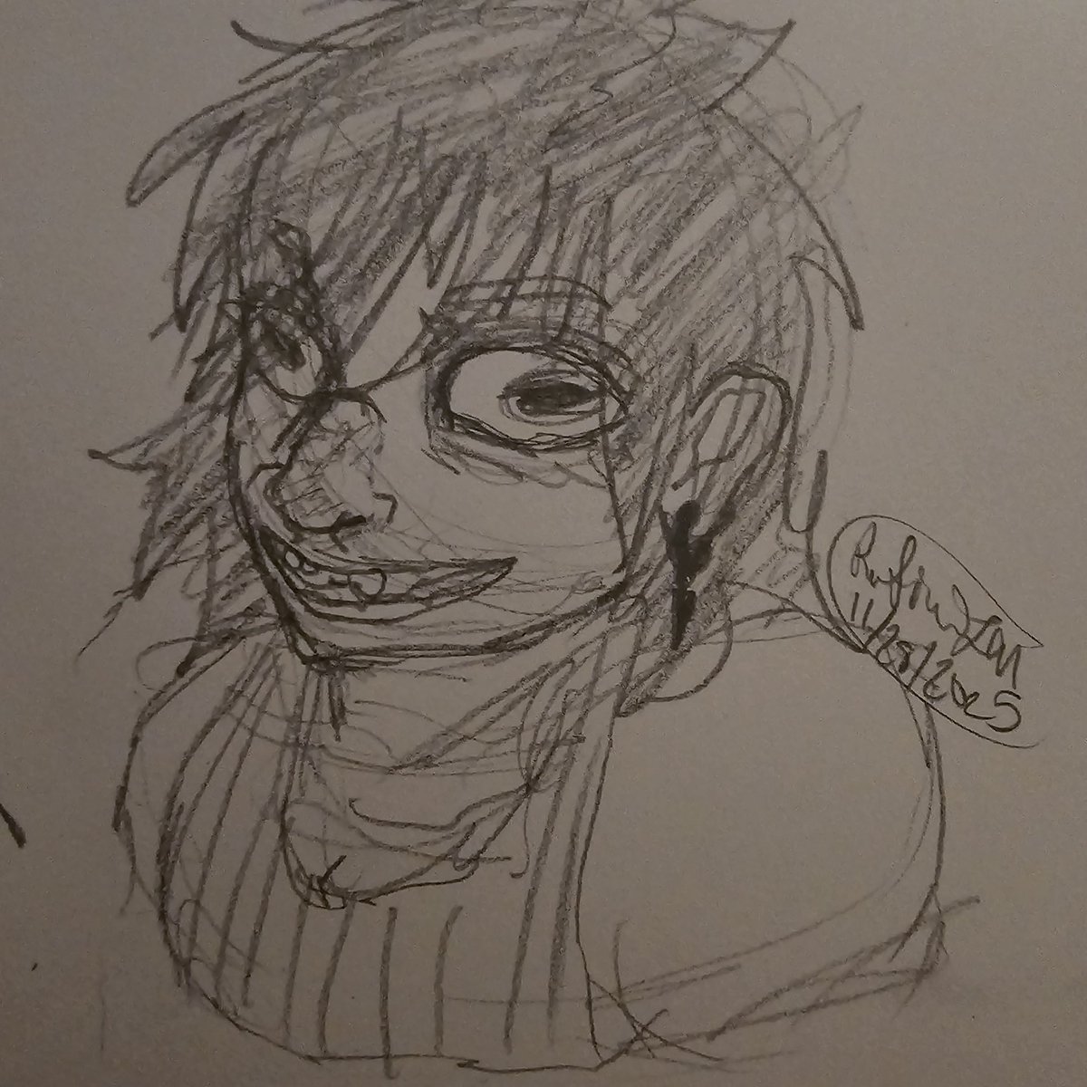 RotiniLM's tweet image. Sketching to prove I'm still alive. For the most part.