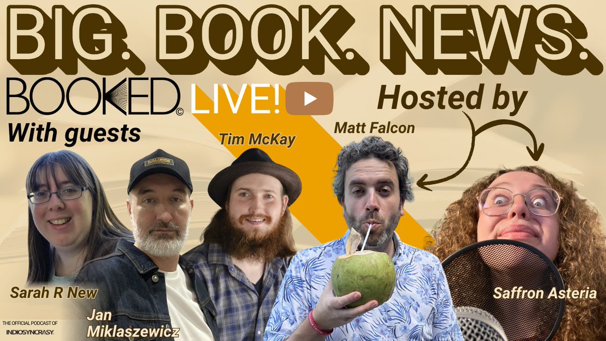 Got some massive news to share on December 2nd at 2pm CST! 

Come and hang out with us BOOKEDlings!
<a href="/realmattfalcon/">Matt Falcon</a> has some news and I'll be announcing the next step in Indiosyncrasy 2.0! 

LFGGGG

We'll be joined by the wonderful (mostly) 
<a href="/aldbera/">Sarah R. New</a> 
<a href="/Hart_Horrors/">Hartmouth Horrors</a> 
<a href="/timmckay52/">Tim McKay</a>