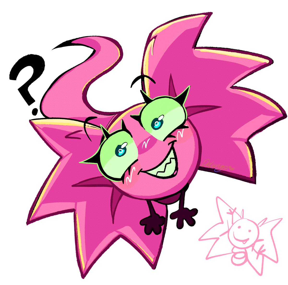 FireySwingy's tweet image. Ghost bow doodle between comms 
#inanimateinsanity #objectshowcommunity