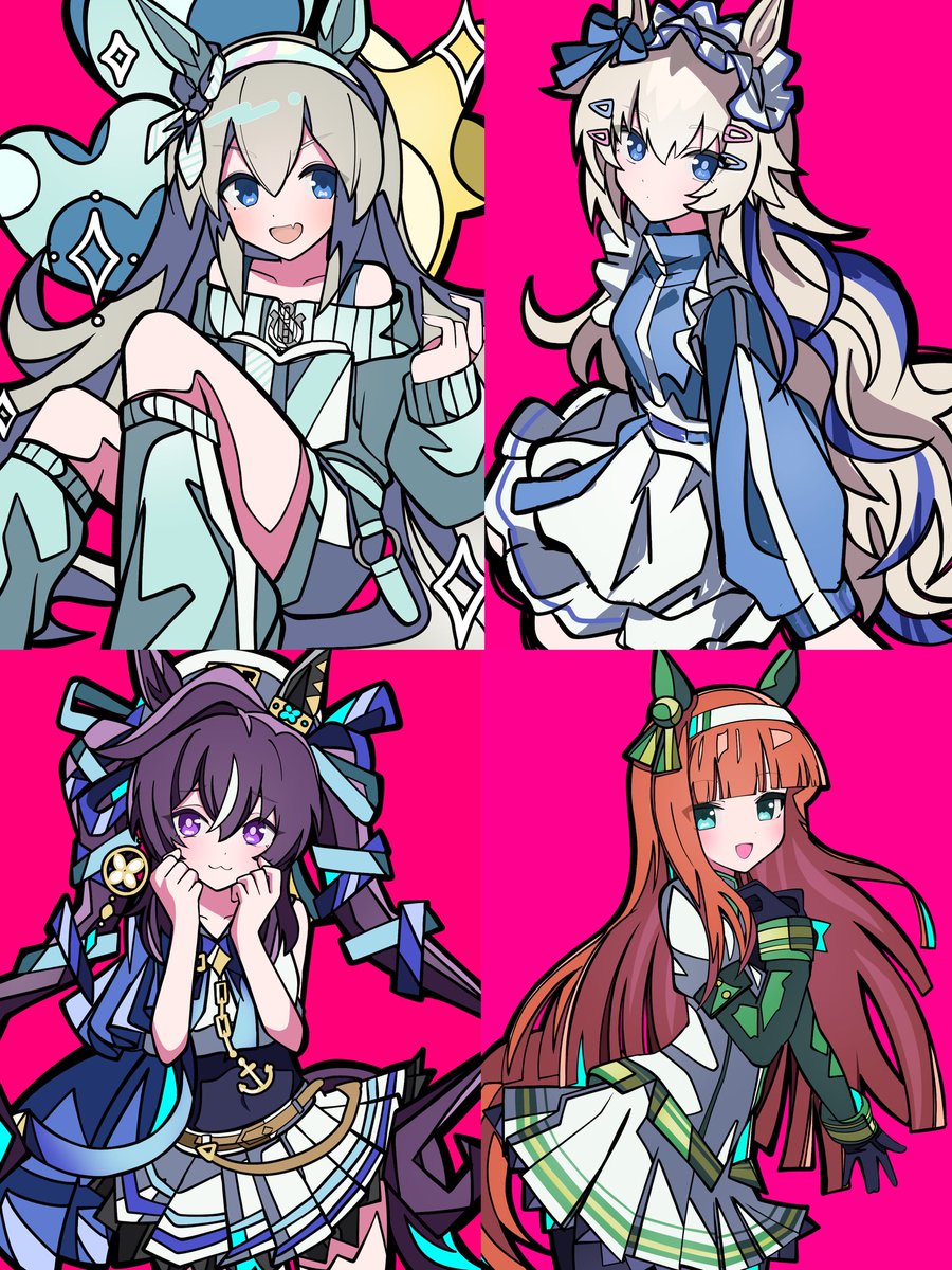 #今月かいた絵を晒そう 
#ウマ娘