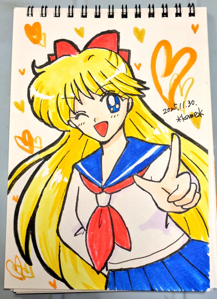 今日も元気にいくよー🧡