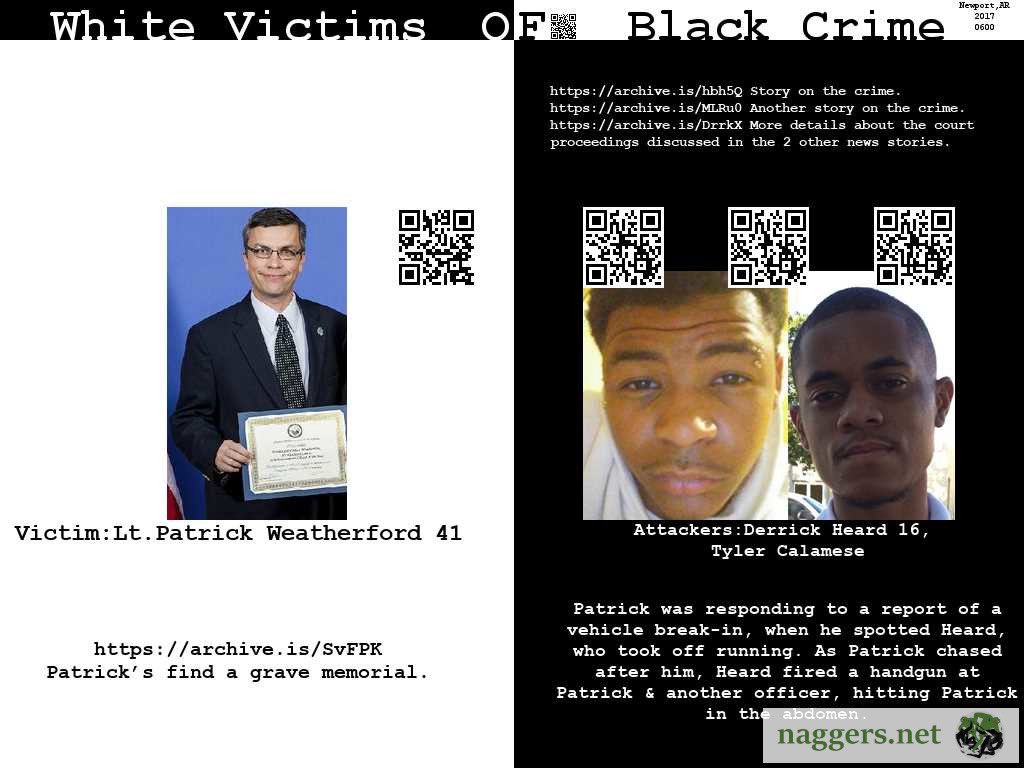 Another White victim of black terrorism