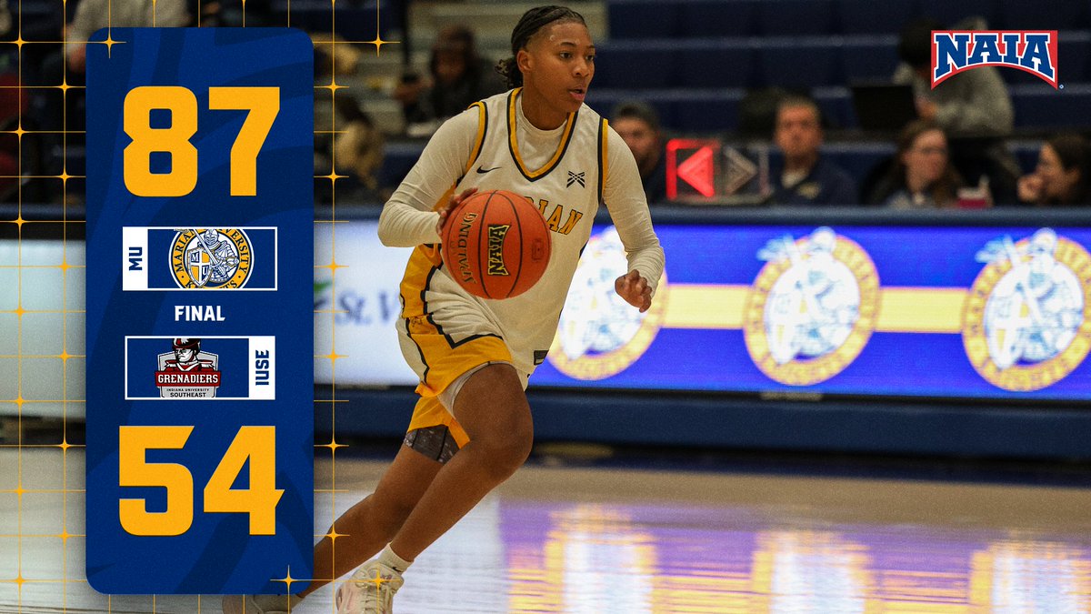WBB | FINAL

<a href="/MarianUnivWBB/">MarianWBB</a> takes the 87-54 win over the Grenadiers!!

The Knights will be back in action on Wednesday, December 3rd as they host Goshen at 5:30 PM