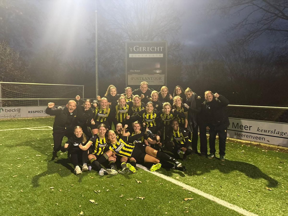 𝟯 𝗣𝗨𝗡𝗧𝗘𝗡 ❤️‍🔥

𝗩𝗥𝟭 wint in Heerenveen met 1-2. Wat een heerijk weekend 🕺