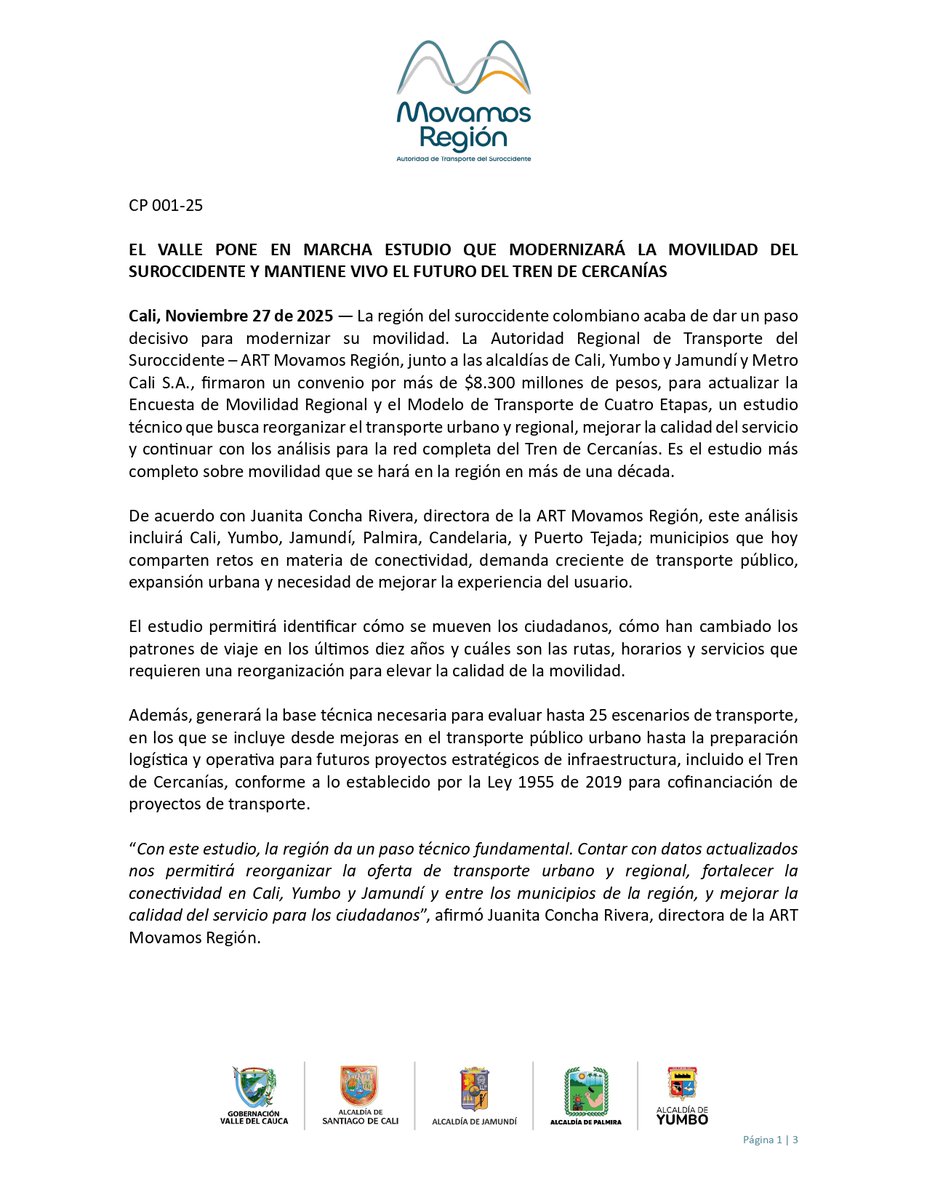 Movamos Región tweet media