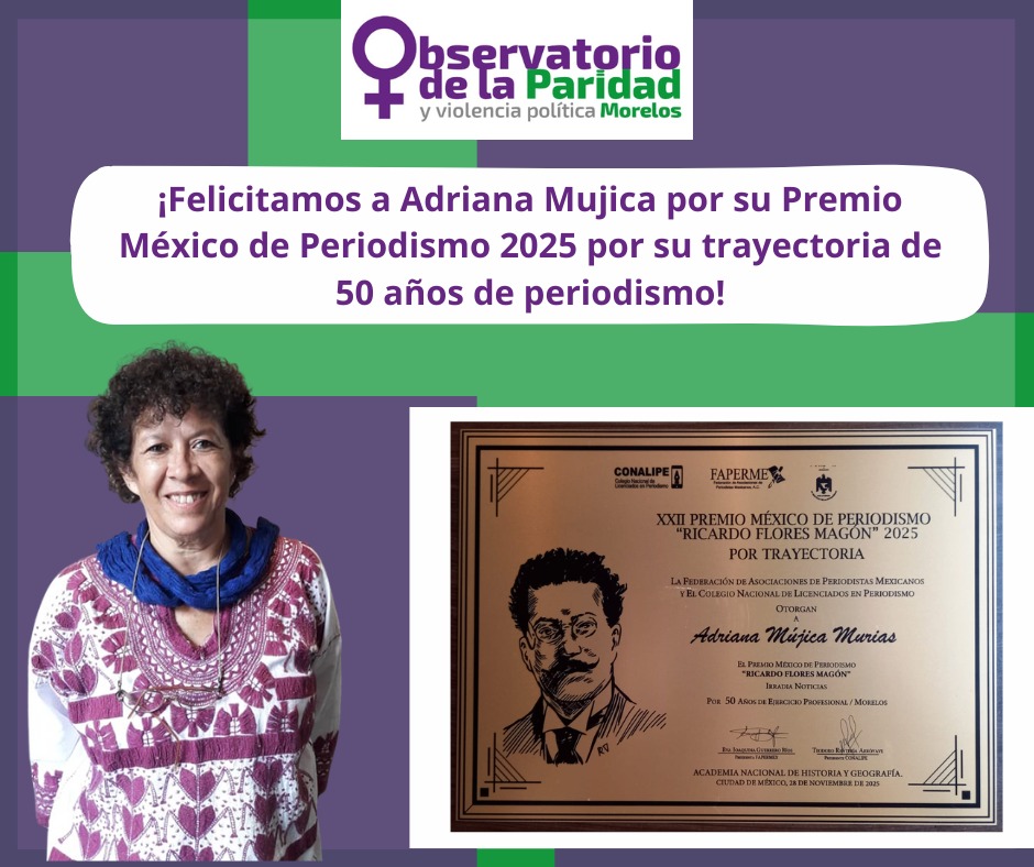 Observatorio Paridad y Violencia Política Morelos tweet media