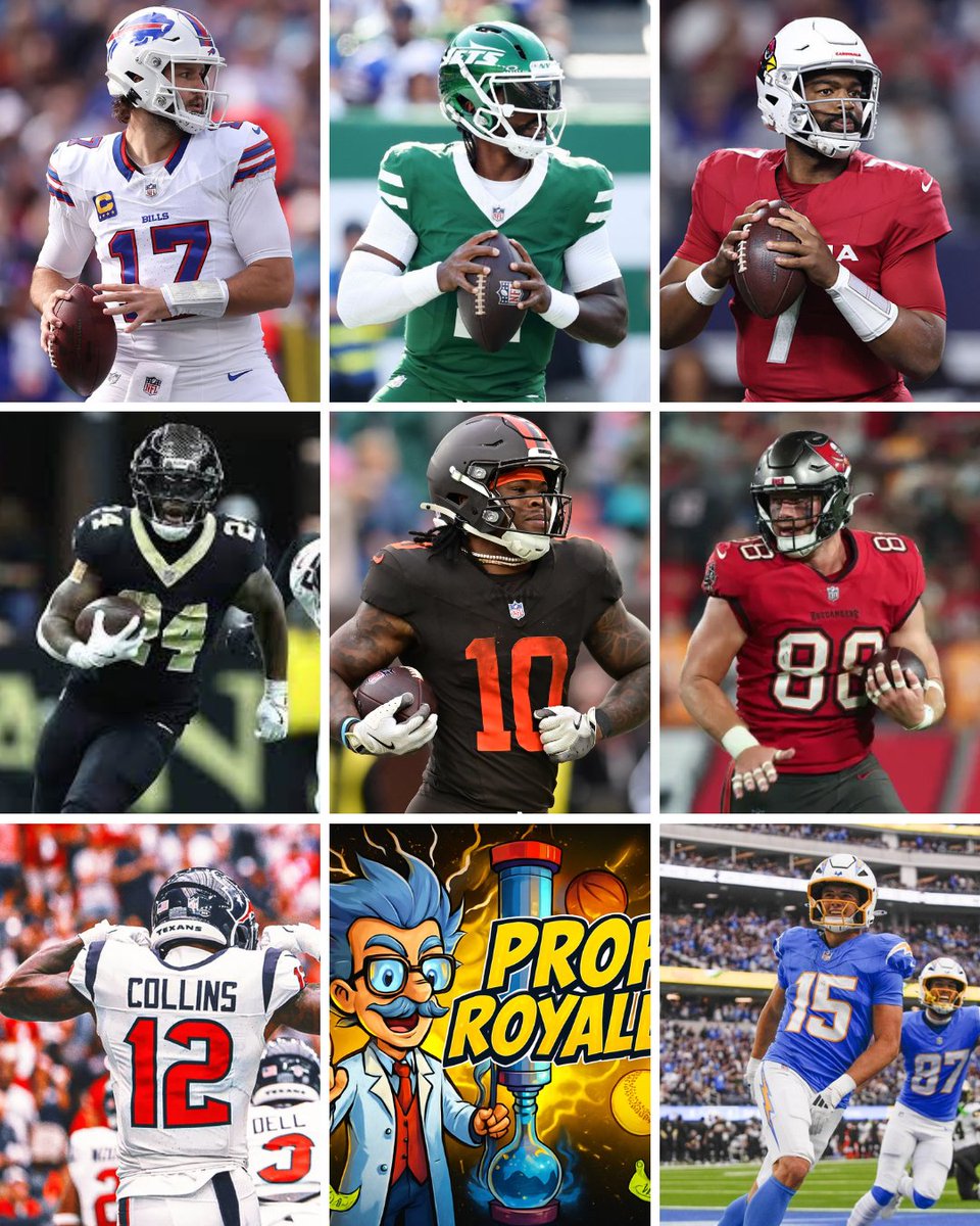 🏈NFL Week 13 #PlayerProps
🔥6-2 (+3.77u) on Thanksgiving #nflbets 
❤️Like &amp; Follow
🚨$50 @ someone w🧹

Tyrod Taylor O26.5 Pass Att -114 (FD)
Josh Allen O35.5 Long Comp -118 (DK)
Jacoby Brissett Will Throw an INT +110 (MGM)
Devin Neal O18.5 Rec Yds -114 (FD)
Quinshon Judkins