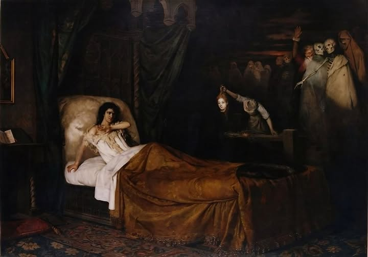 RaBeArt's tweet photo. The Nightmare, 1906. Artist: Pasquale Liotta Cristaldi.
#Art #Nightmare #Cristaldi #Death #dark #skull #paintings https://t.co/POXWaOEQDF