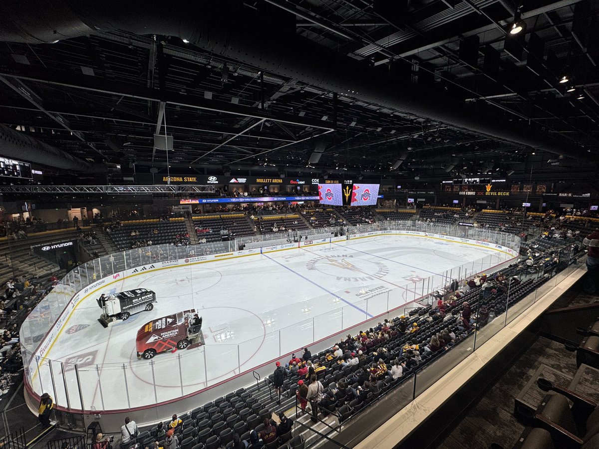 natemillssports's tweet image. Last order of business as Sun Devil … call ASU vs Ohio State hockey

#Puck