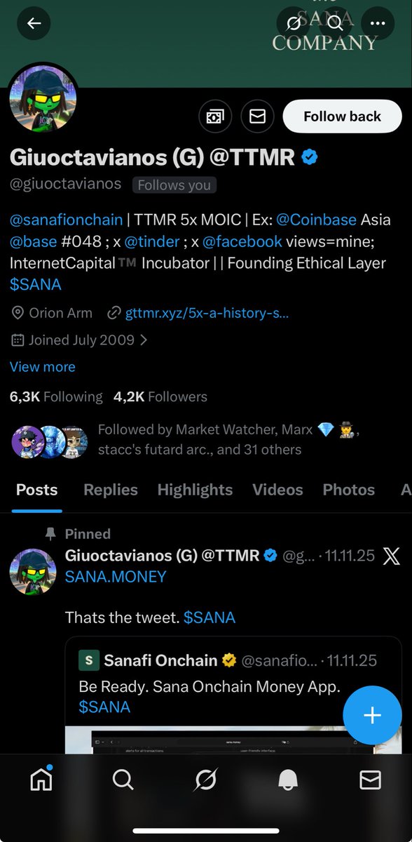 X100Build's tweet image. $AVICI and $WOJAK maxi
$SANA whale,  ex @coinbase asia

started to follow me after I shared alpha on $DAFT

F4ZL8sHPXAoUaAQ6DVY4Si6uhHu9T5dvciNozdPZdoge

Get ready for phase 3